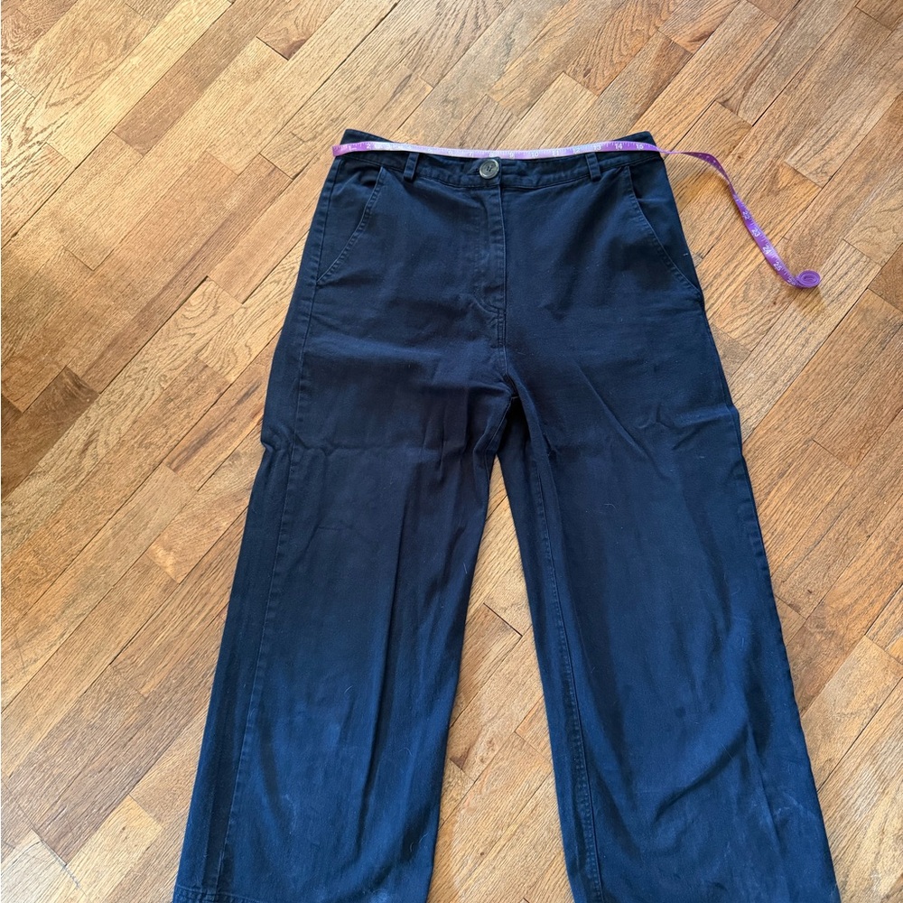 Able women’s  Deep Blue/black wide leg  Chinos